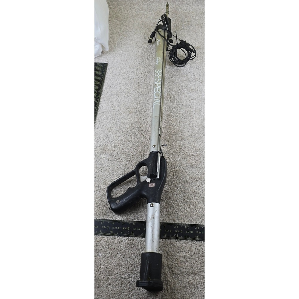 Rare JBL 38-Special Speargun Silver Black Aluminum Scuba Diving Fishing Gear